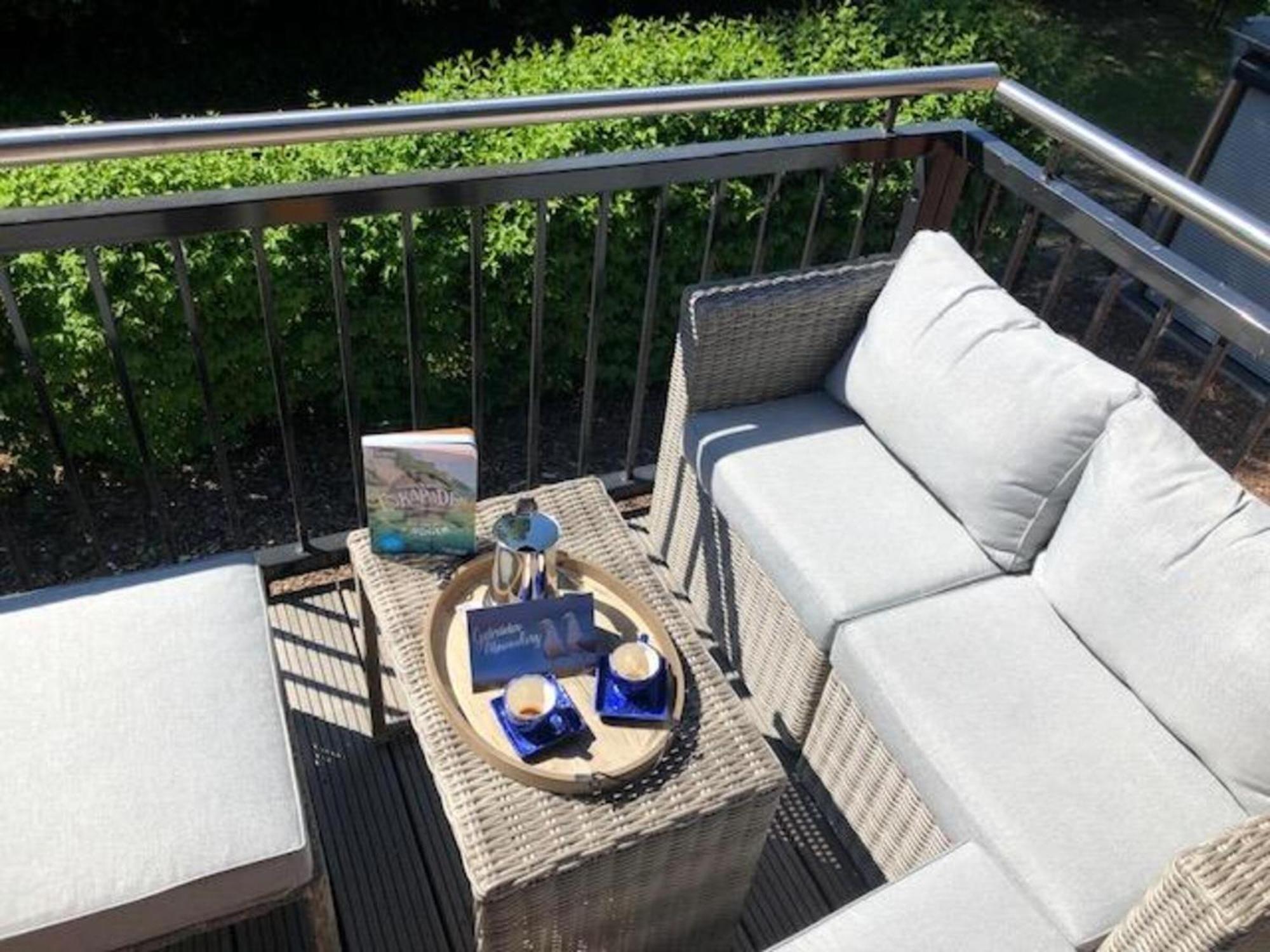 Traumhaftes Appartement Mit Balkon - Odins Blick Wohnung 6 - Mit Privatstrand, Sauna Lobbe Εξωτερικό φωτογραφία